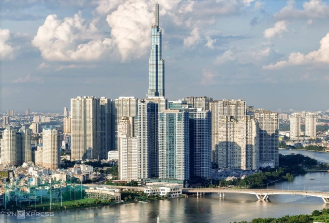 Một góc TP HCM, tháng 10/2024. Ảnh: Quỳnh Trần