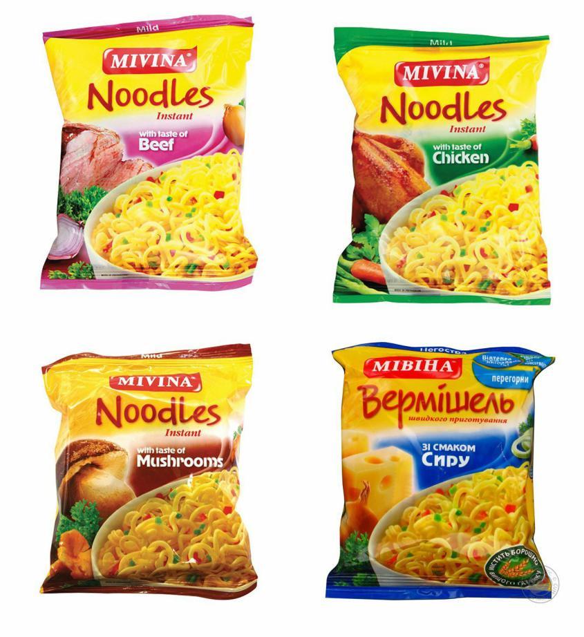 MIVINA Instant Noodle Soup CHEESE / BEEF / CHICKEN / MUSHROOM Flavors 50g  1.8oz | eBay