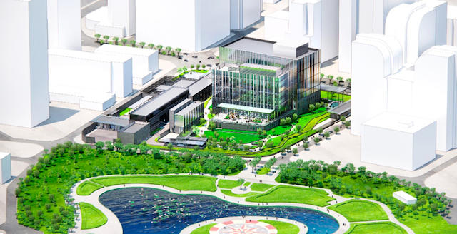 新的美国大使馆综合体3D模型价值12亿美元。