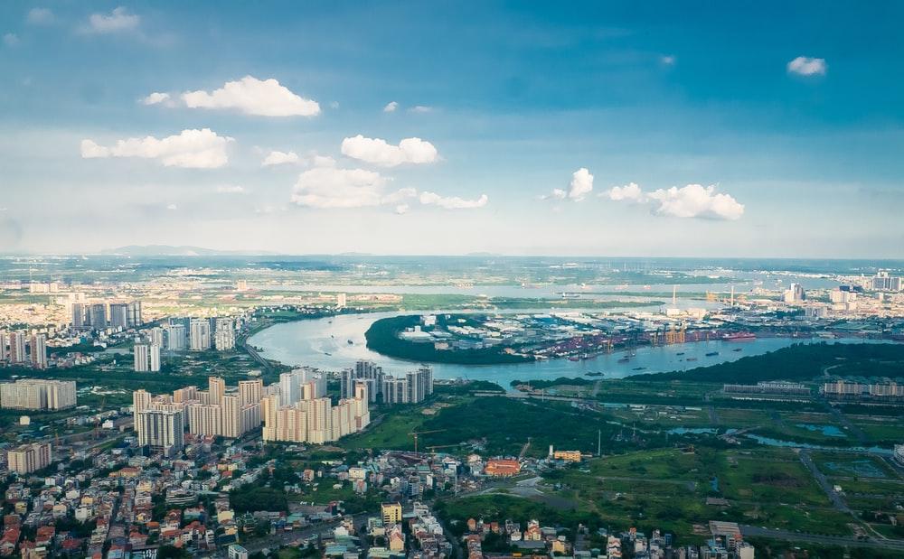 aerial view of city buildings during daytime